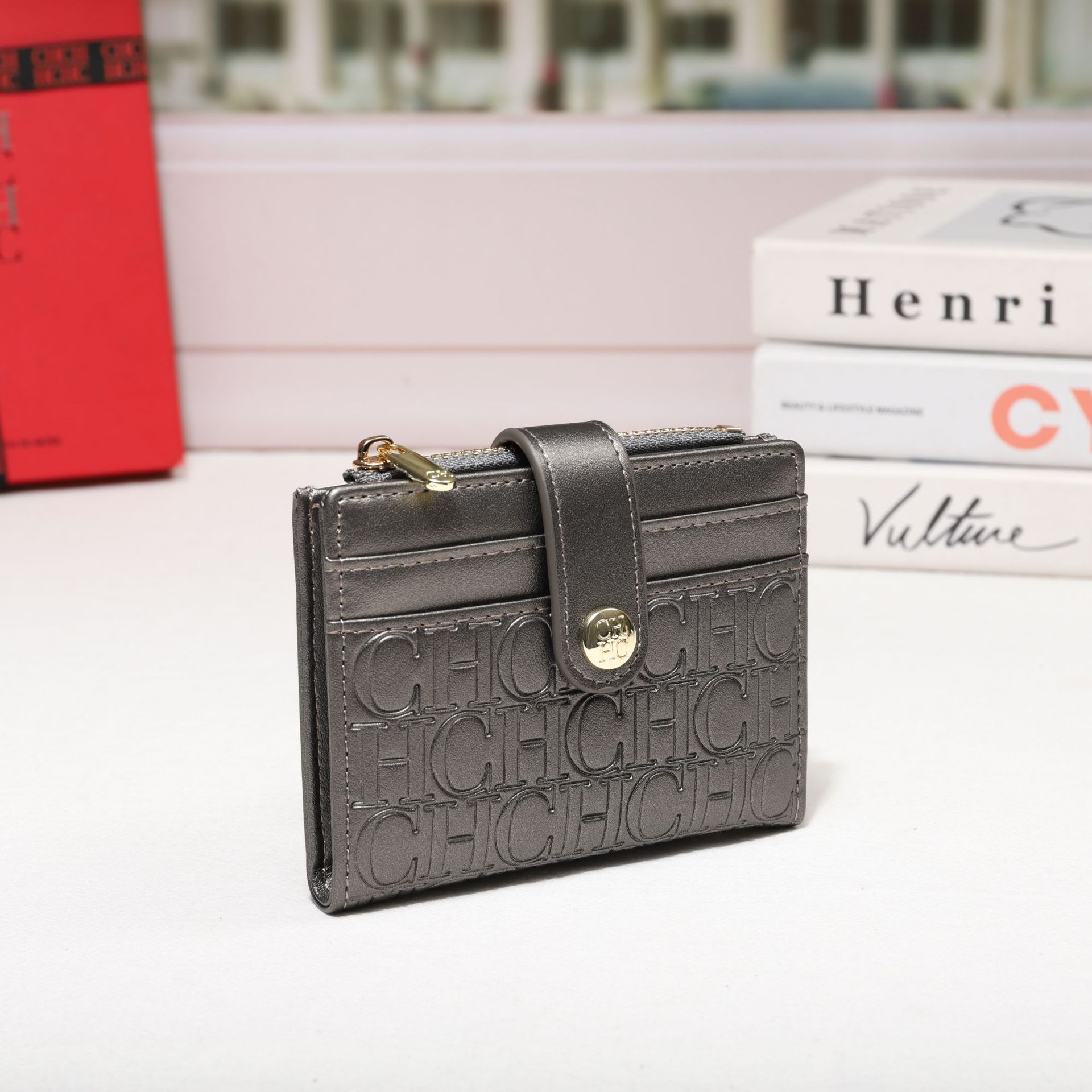 Interior Design Instagram - Cartera CH Compacta para Mujer, Monedero