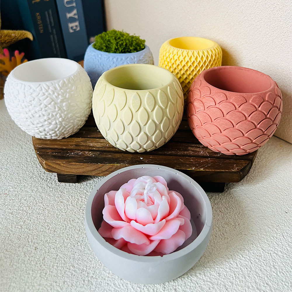 Ceramic Candle Vessel - Molde de taza de vela de