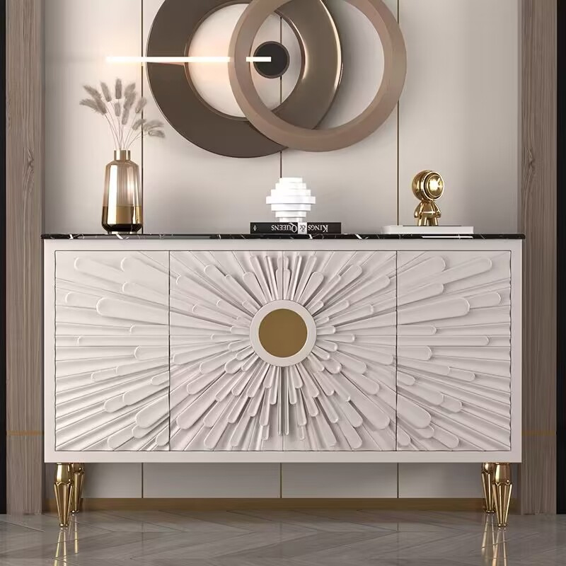 Interior Design Hall - Zapatero nórdico de lujo, muebles de