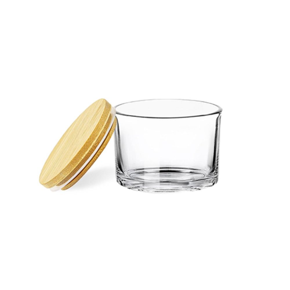 Ceramic Candle Vessel - Frascos de vela de vidrio transparente,