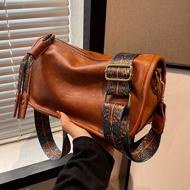 Interior Design Graphic Design - Bolso bandolera con cremallera y patrón