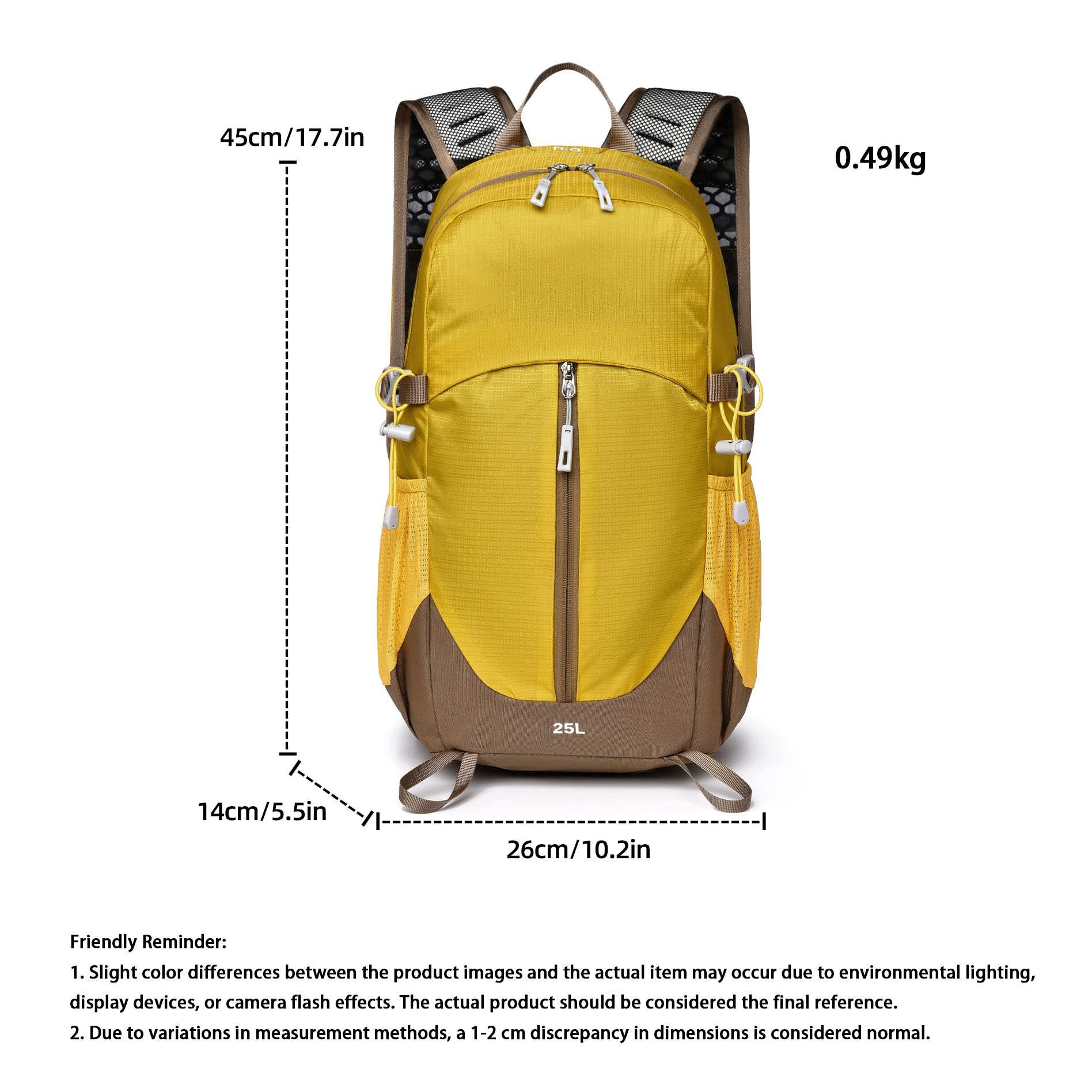 Mochila de Senderismo de Gran  - Interior Design Usa reseña y precio