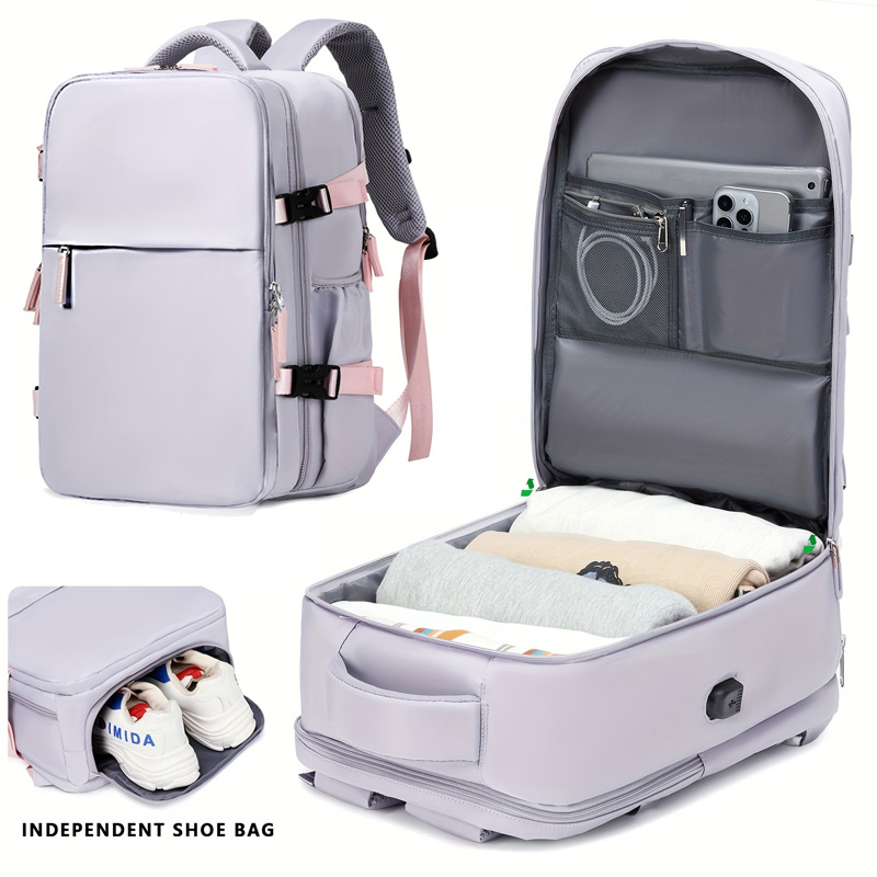 Mochila de viaje expandible de - Interior Design Usa reseña y precio