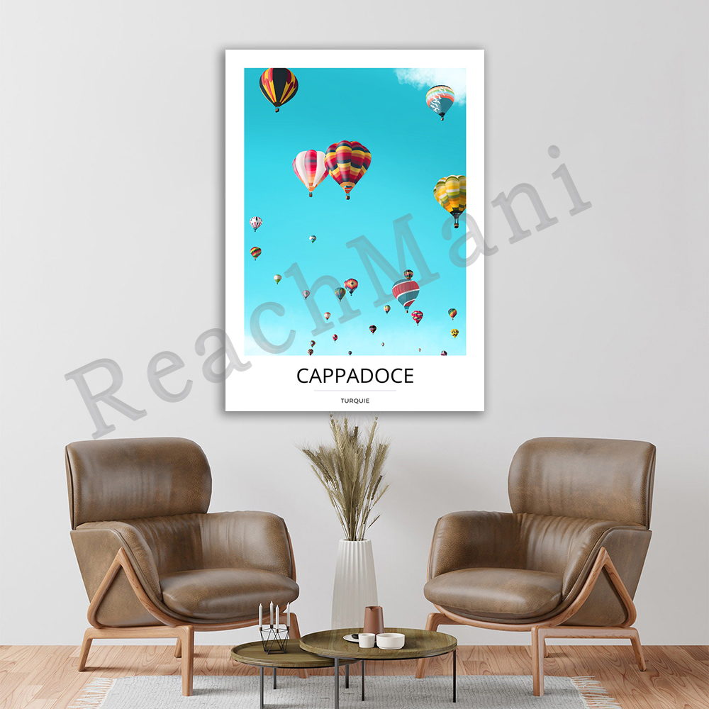 Cappadocia, impresión de póste - Interior Design Illustration reseña y precio