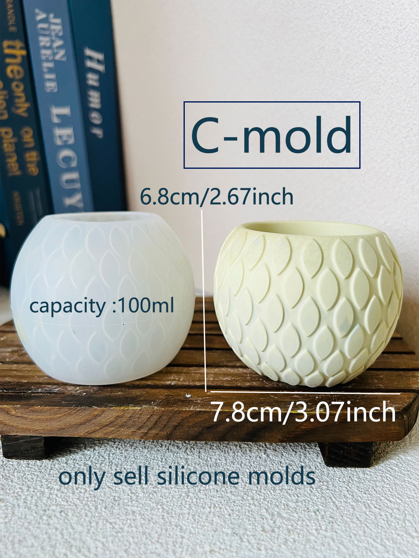Molde de taza de vela de cemen - Ceramic Candle Vessel reseña y precio