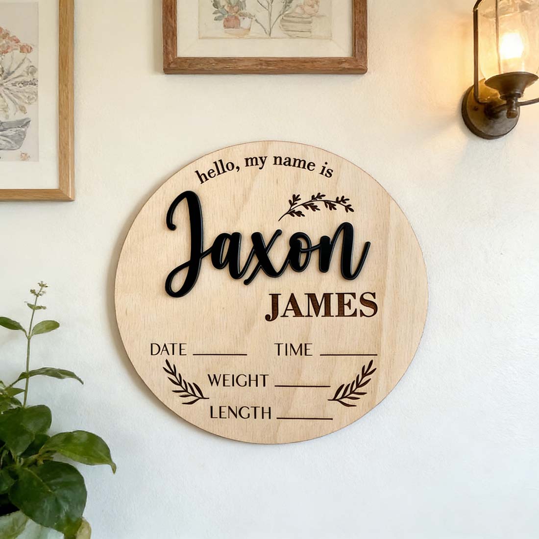 1 Pieza de Letrero Personaliza - Interior Design Names reseña y precio