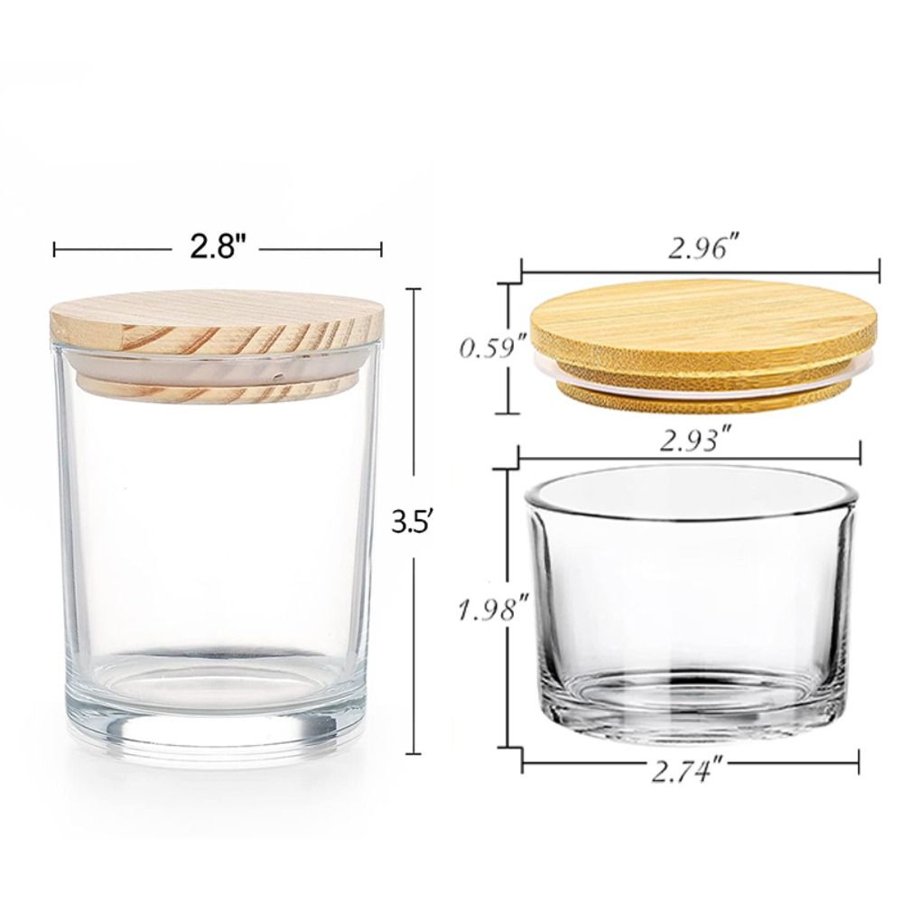 Frascos de vela de vidrio tran - Ceramic Candle Vessel reseña y precio
