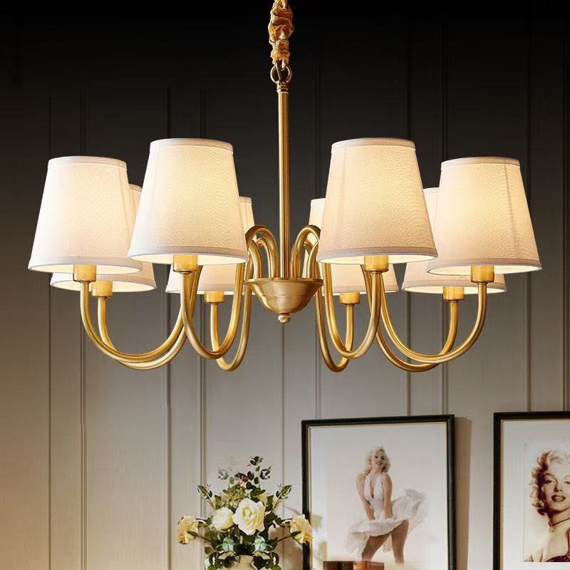 Candelabro de cobre para sala  - Interior Design Hall reseña y precio