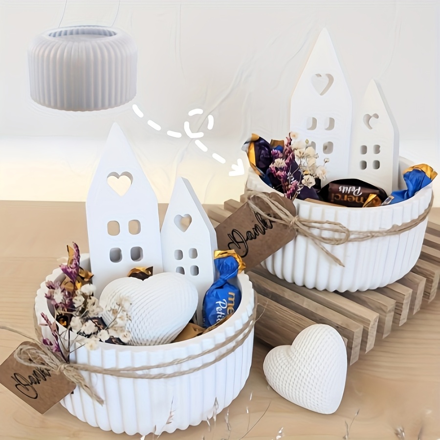 Molde de resina grande para ca - Ceramic Candle Vessel reseña y precio