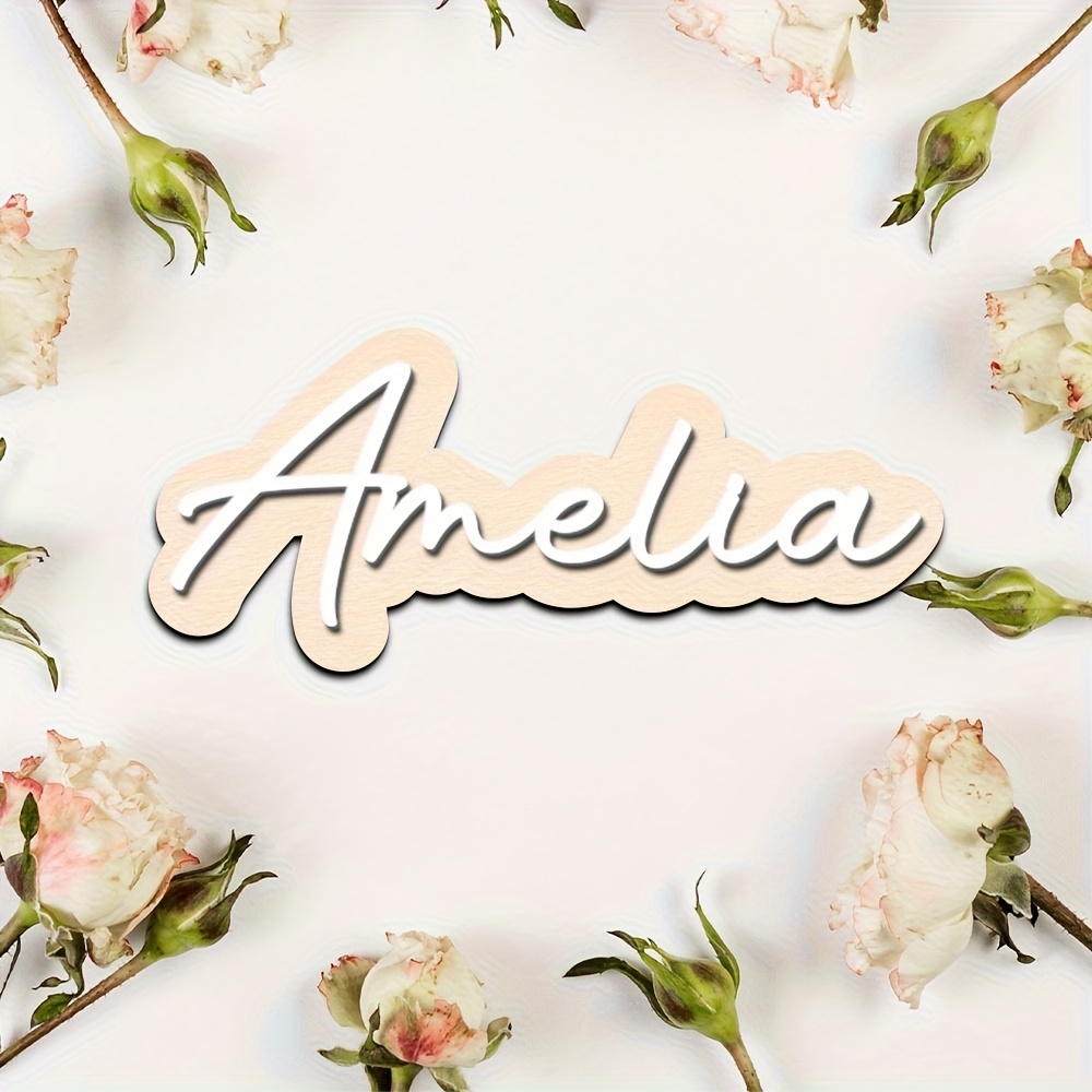 Placa de Madera Personalizable - Interior Design Names reseña y precio