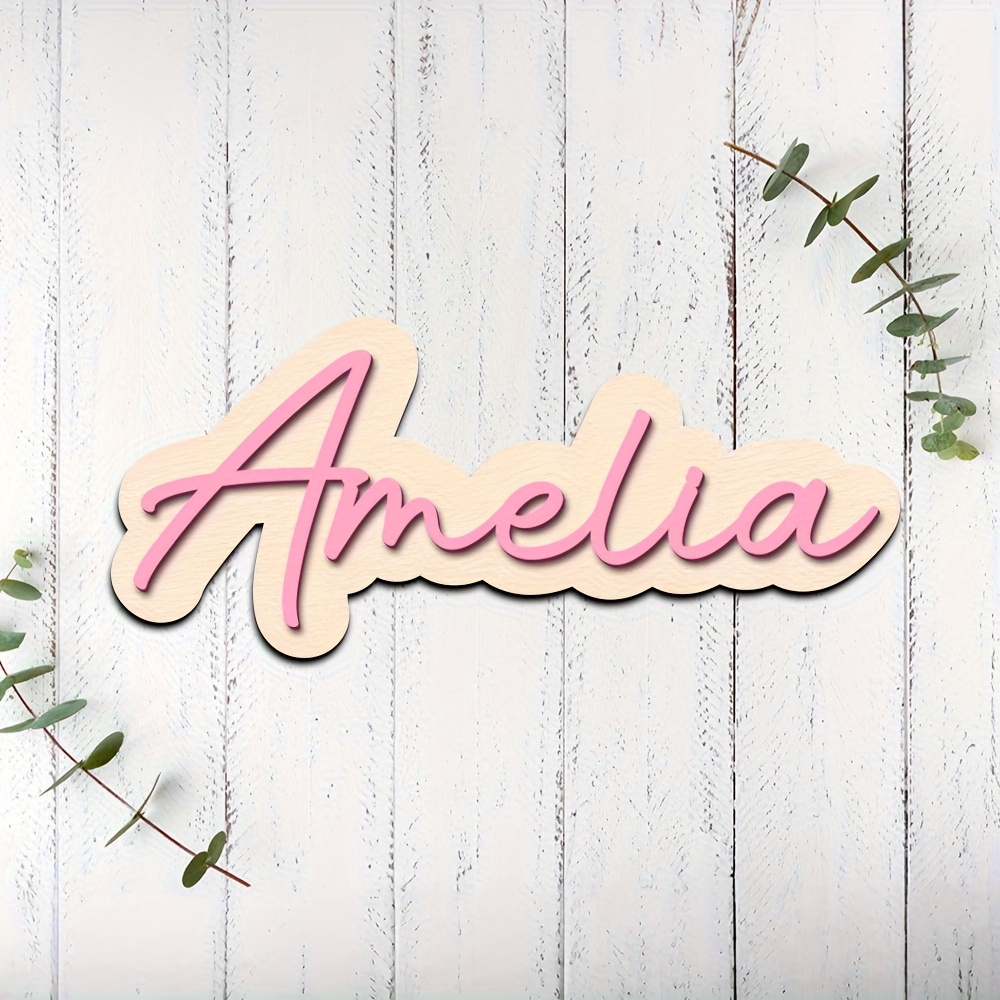 Placa de Madera Personalizable - Interior Design Names reseña y precio