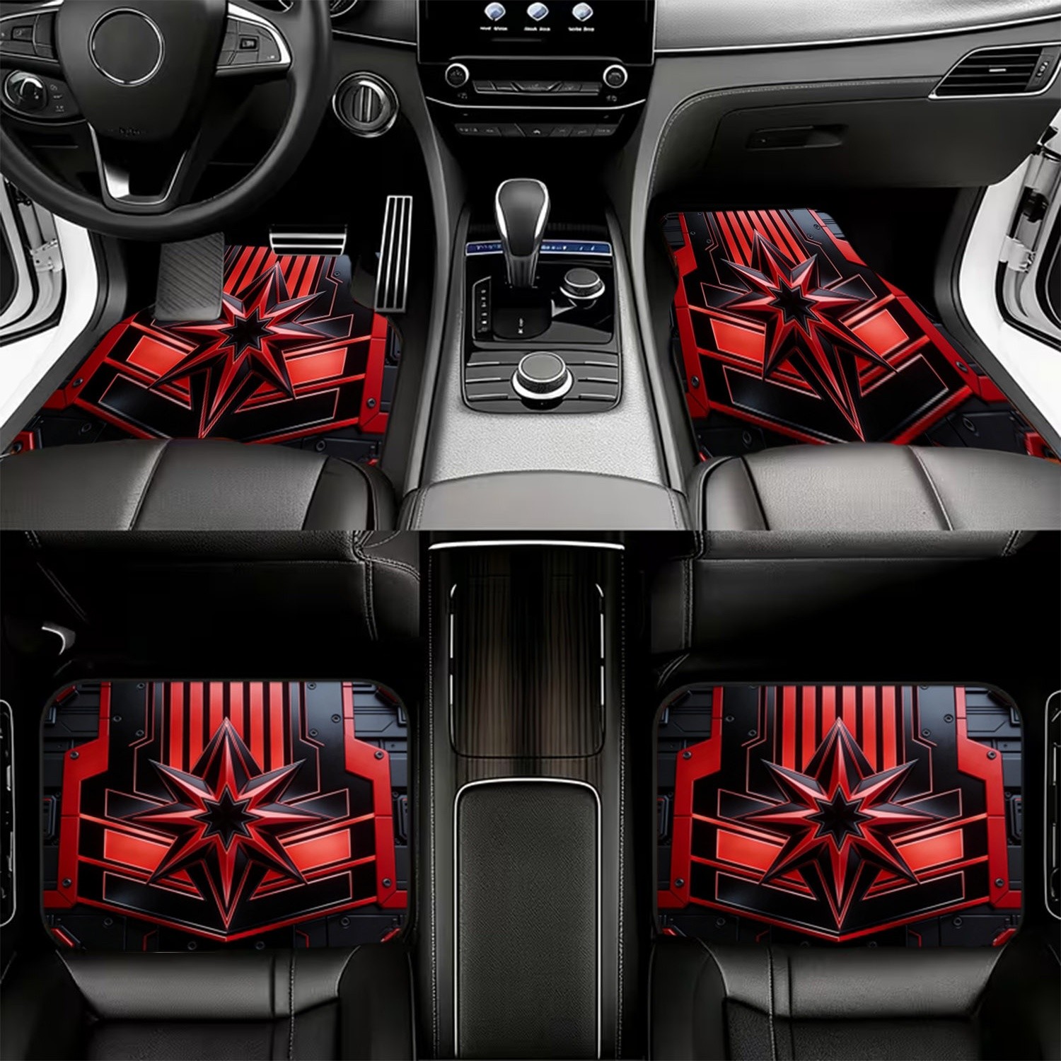 4 alfombrillas para coche, dis - Interior Design Tech reseña y precio