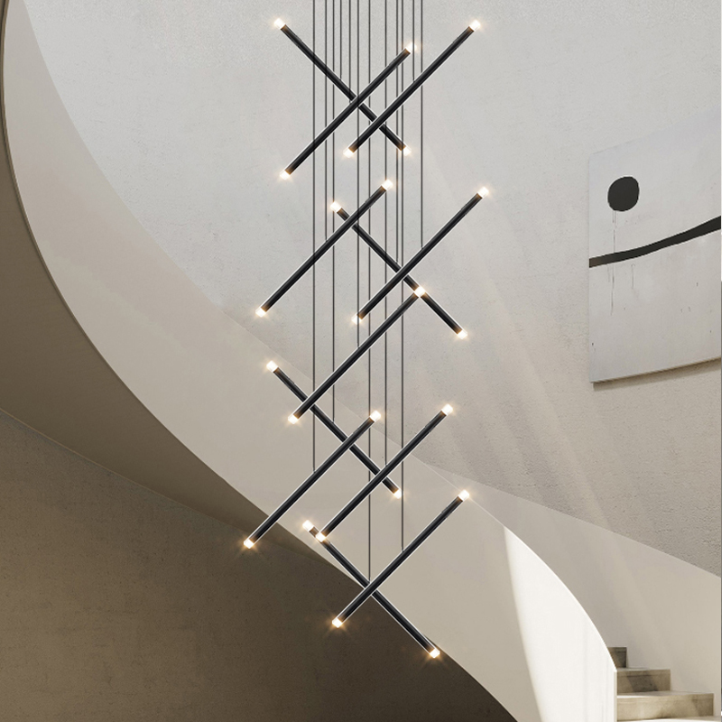 Candelabro LED moderno para es - Interior Design Hall reseña y precio