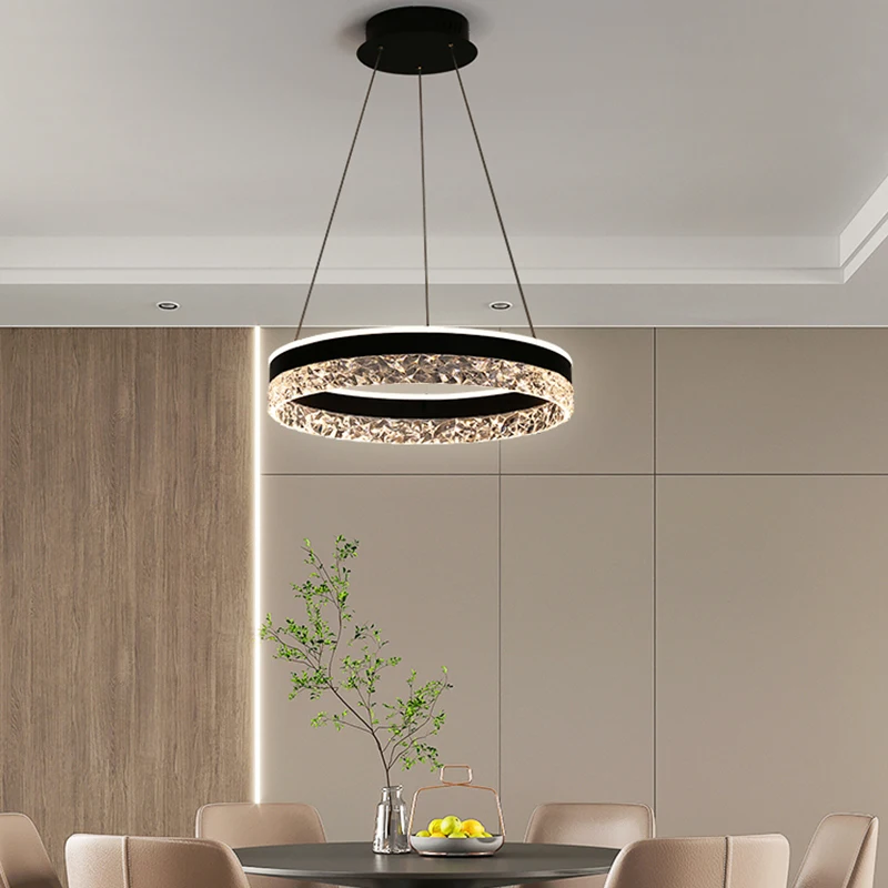 Lámpara colgante LED de crista - Interior Design Hall reseña y precio