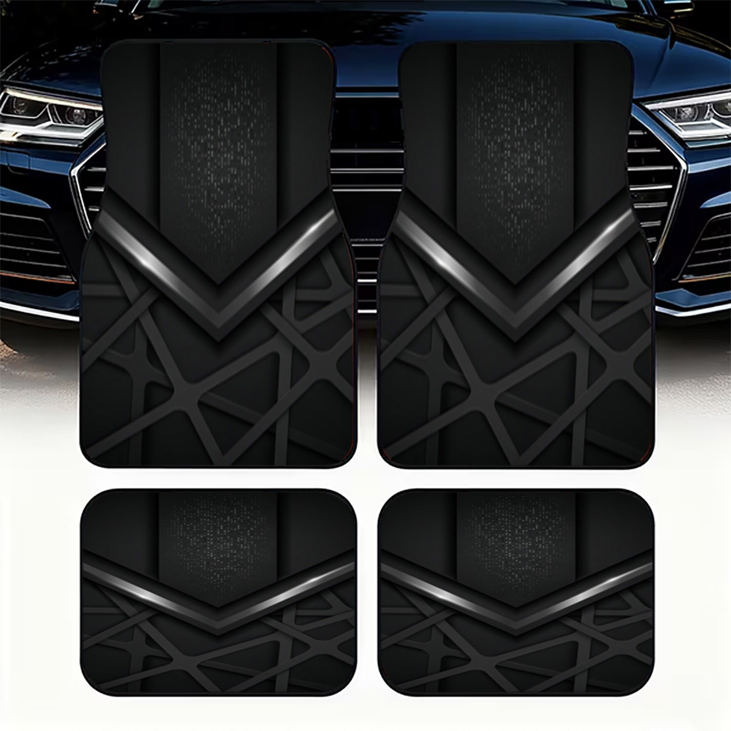 4 alfombrillas para coche con  - Interior Design Tech reseña y precio