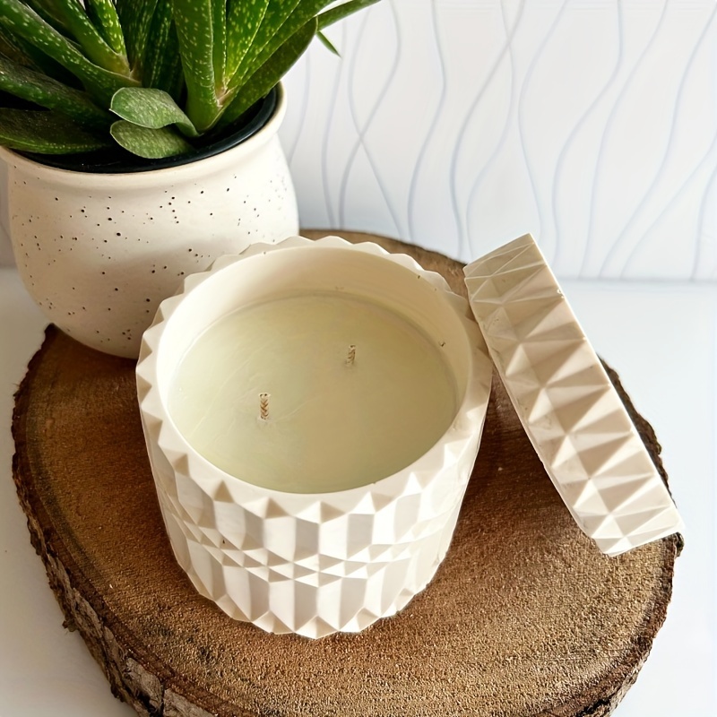 1 set de moldes de silicona pa - Ceramic Candle Vessel reseña y precio